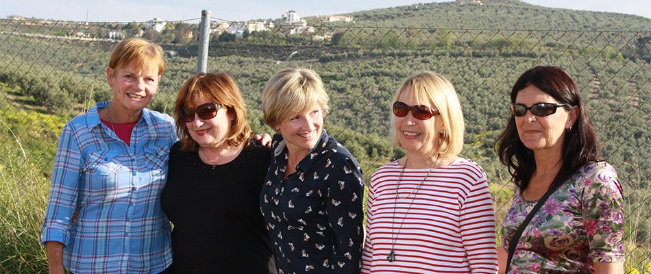 The Funraisers: Shirley, Catherine, Gaynor, Jenny, Toni